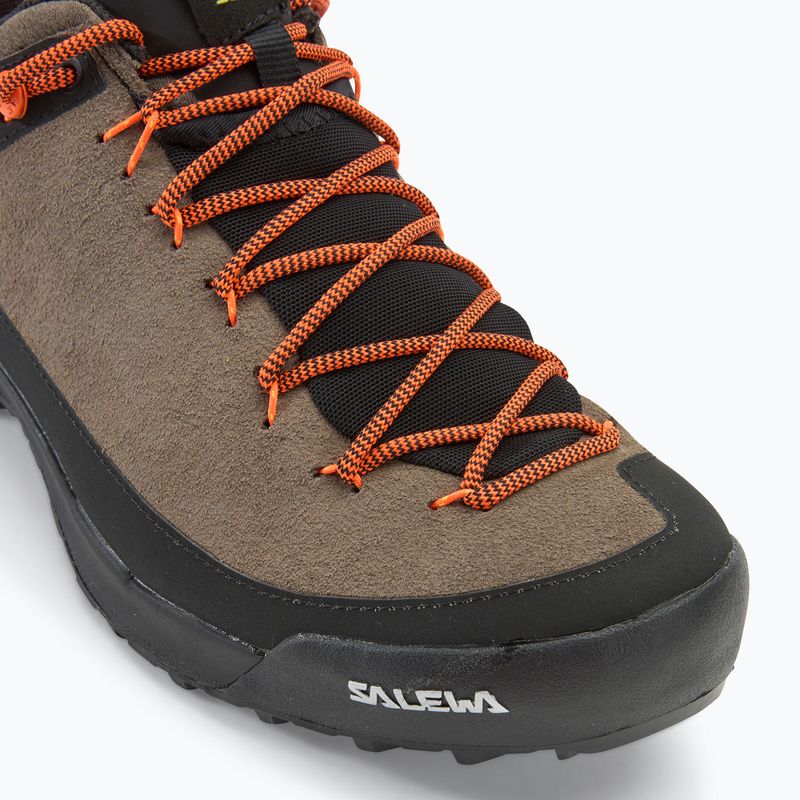 Salewa Wildfire Leather GTX scarpe da trekking da uomo bungee cord/ nero 7