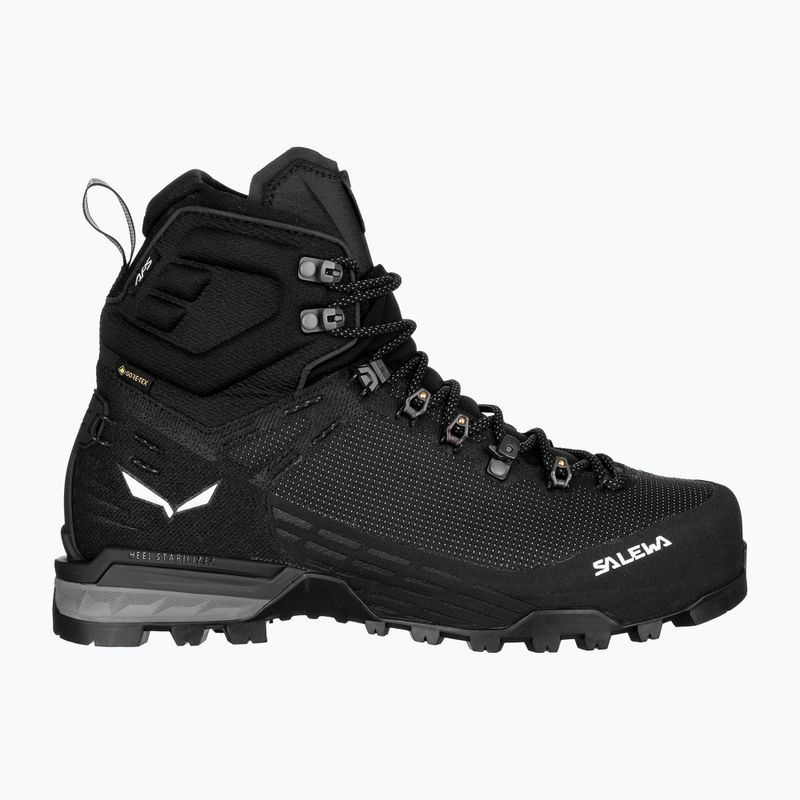 Stivali da trekking da uomo Salewa Ortles Edge Mid GTX nero/nero 2