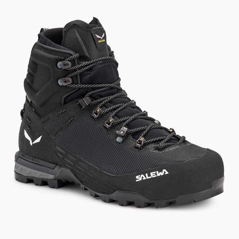 Stivali da trekking da uomo Salewa Ortles Edge Mid GTX nero/nero