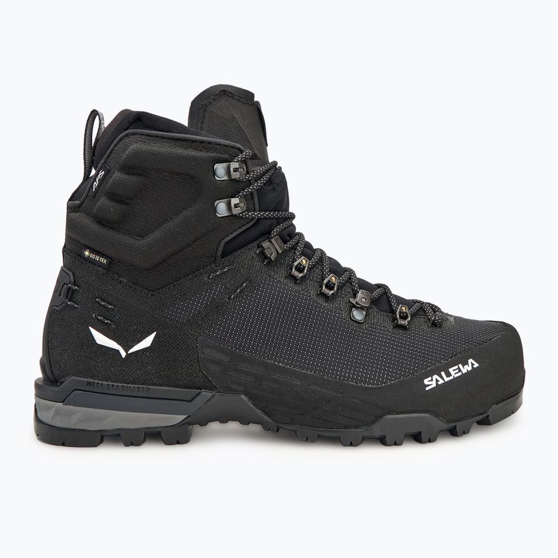 Stivali da trekking da uomo Salewa Ortles Edge Mid GTX nero/nero 2