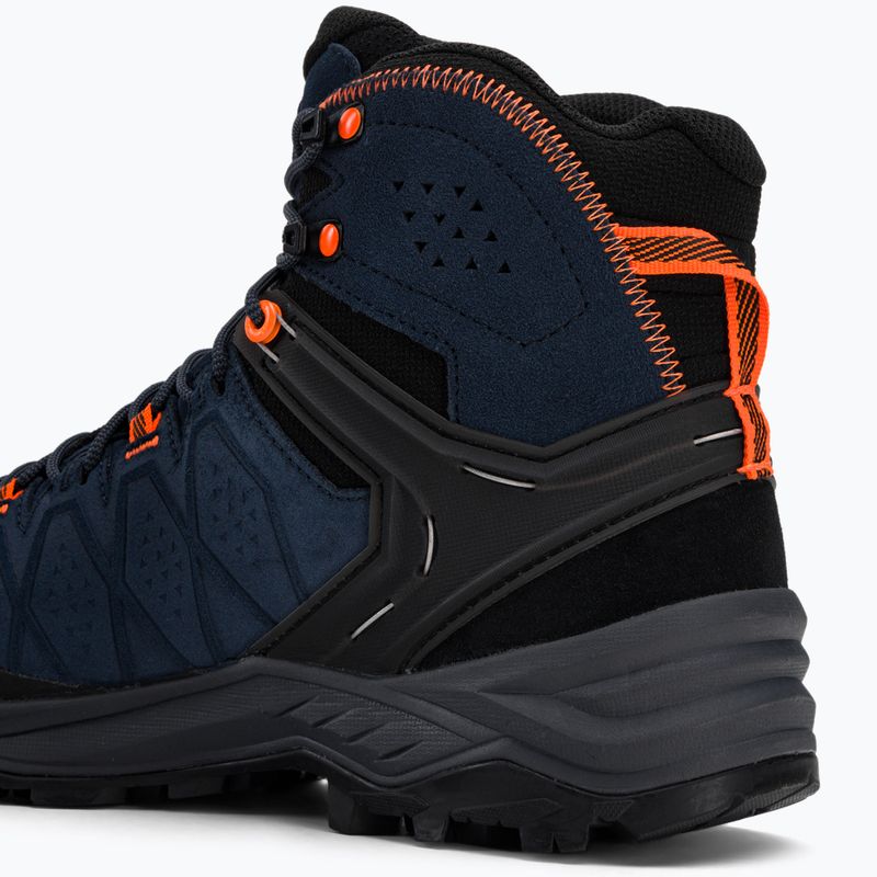 Scarponi da trekking da uomo Salewa Alp Trainer 2 Mid GTX dark denim/arancio fluo 9