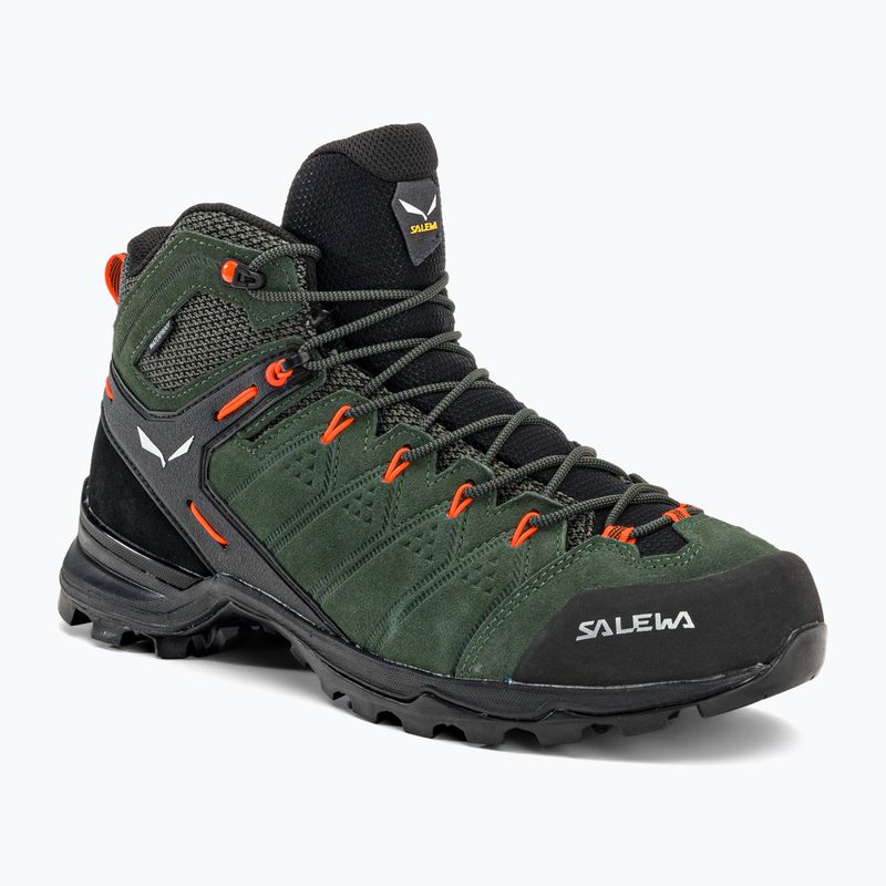 Scarpe da trekking da uomo Salewa Alp Mate Mid WP timo/nero