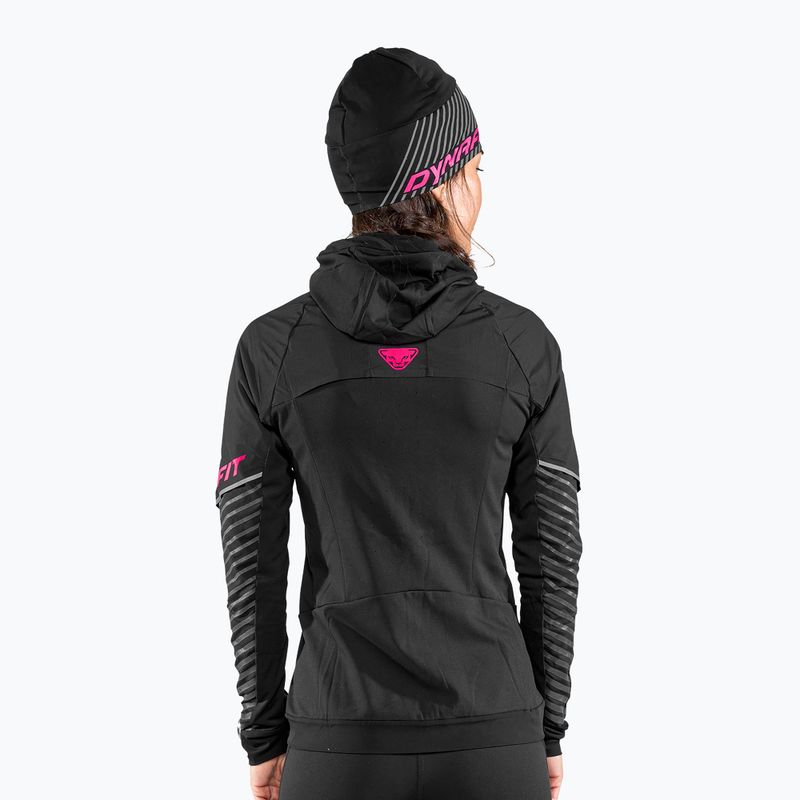 Giacca da corsa DYNAFIT Alpine Reflective donna nero out pink glo 3