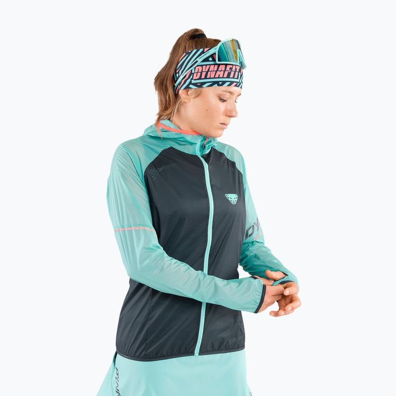 Giacca da corsa DYNAFIT Alpine Wind 2 da donna, blu marino e mirtillo