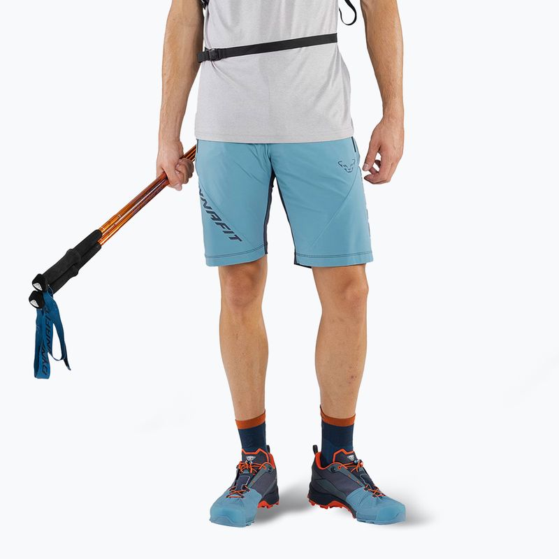 Pantaloncini da trekking DYNAFIT Transalper Light Dynastretch da uomo blu tempesta