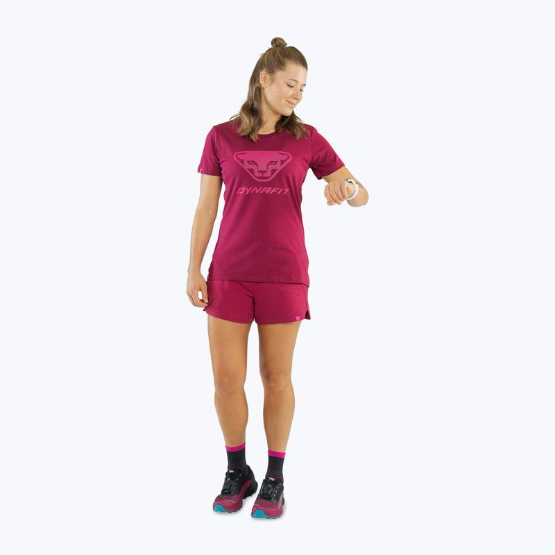 DYNAFIT Maglietta donna Graphic Co rosso barbabietola 2