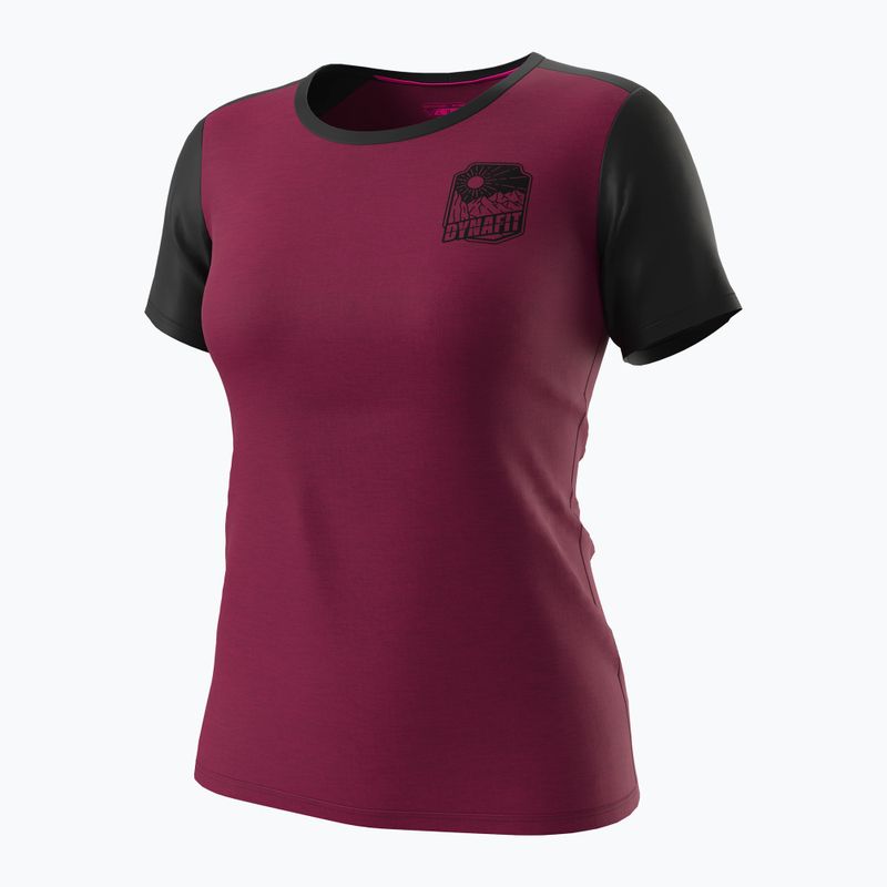 DYNAFIT T-shirt trekking donna Transalper Rosso barbabietola chiaro 3