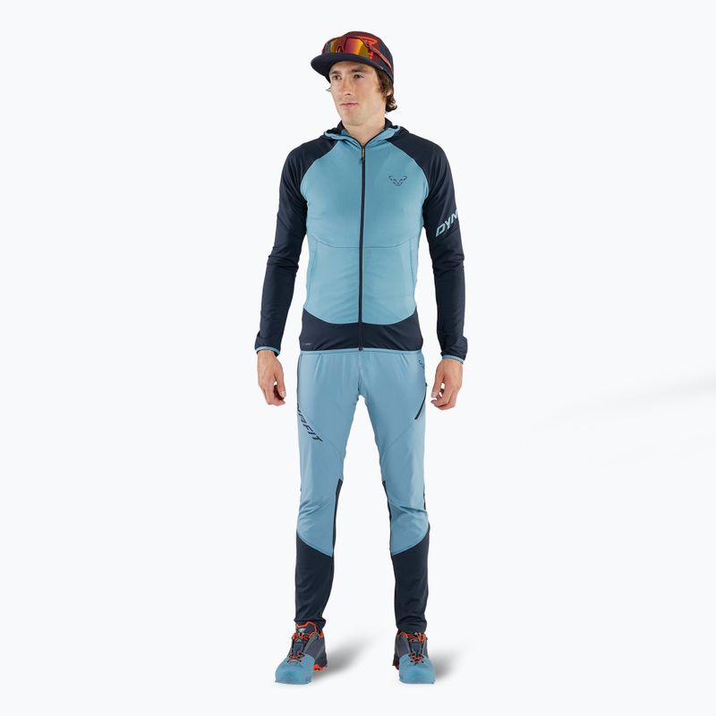 Felpa con cappuccio DYNAFIT Transalper Light Polartec da uomo, blu mirtillo, blu tempesta 2