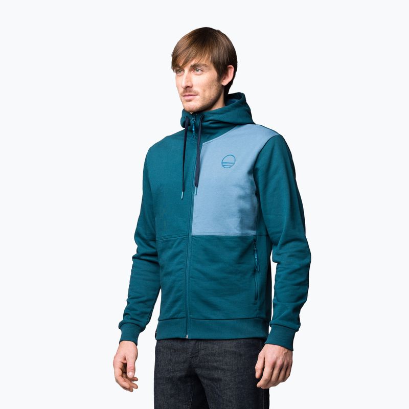 Felpa da arrampicata Wild Country Flow 2 Hoody da uomo, petrolio/3370 3