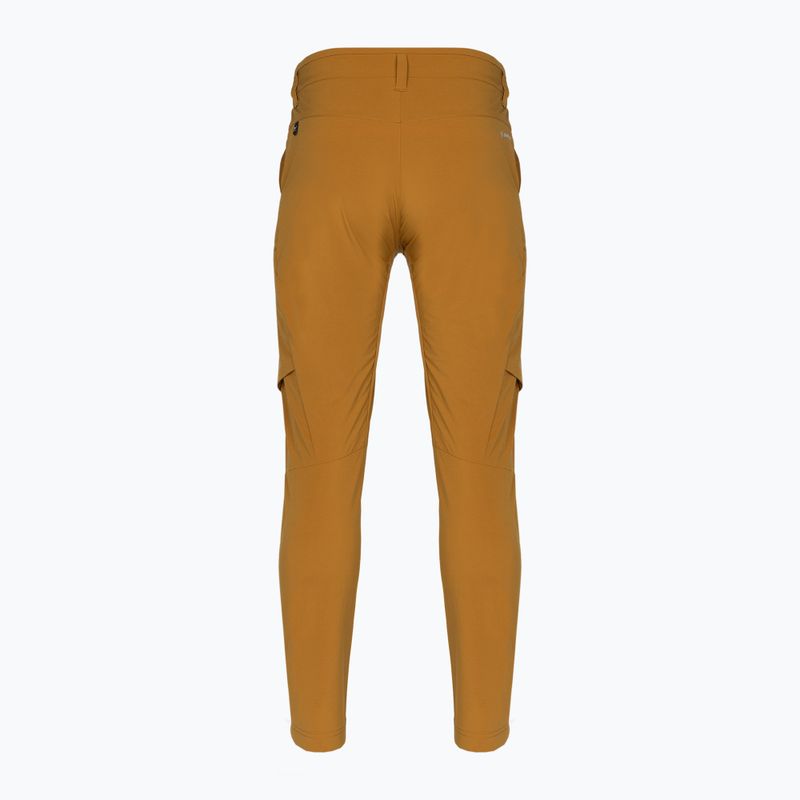 Pantaloni softshell da uomo Salewa Puez DST Cargo marrone oro 2