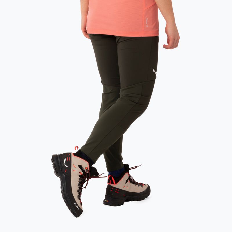 Leggings da donna Salewa Puez Dry Resp Cargo Tights oliva scuro 3