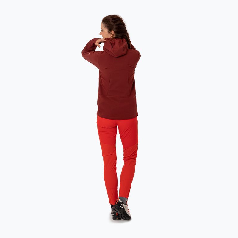 Giacca softshell Salewa da donna Agner DST syrah 2