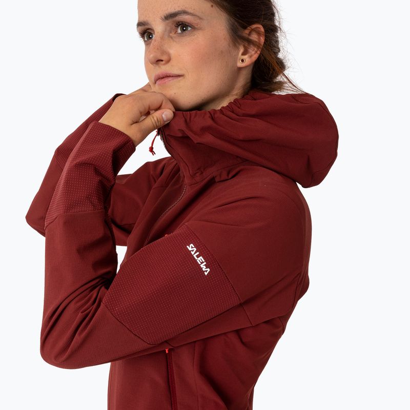 Giacca softshell Salewa da donna Agner DST syrah 4