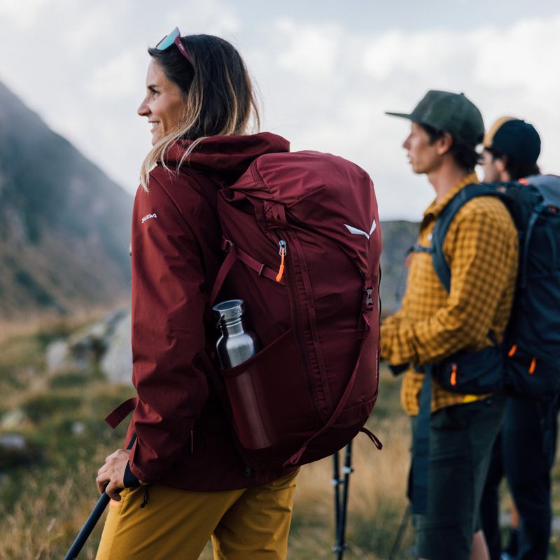 Giacca softshell Salewa da donna Agner DST syrah 14