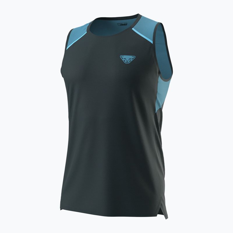 Maglia da corsa DYNAFIT Sky Tank uomo blu mirtillo/azzurro 3