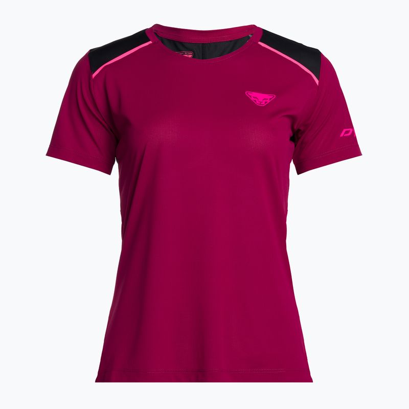 Maglietta da running DYNAFIT donna Sky rosso barbabietola 3
