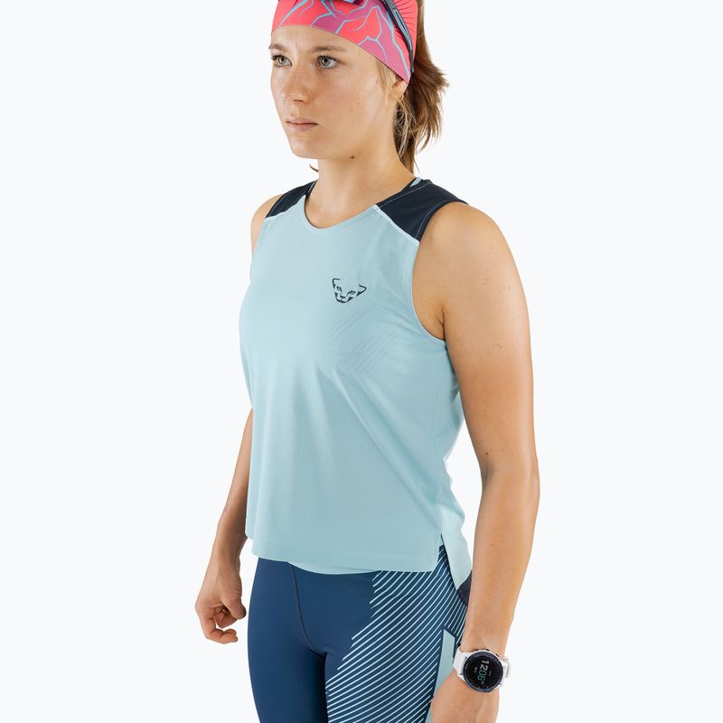 DYNAFIT Sky Crop Top donna blu marino 2