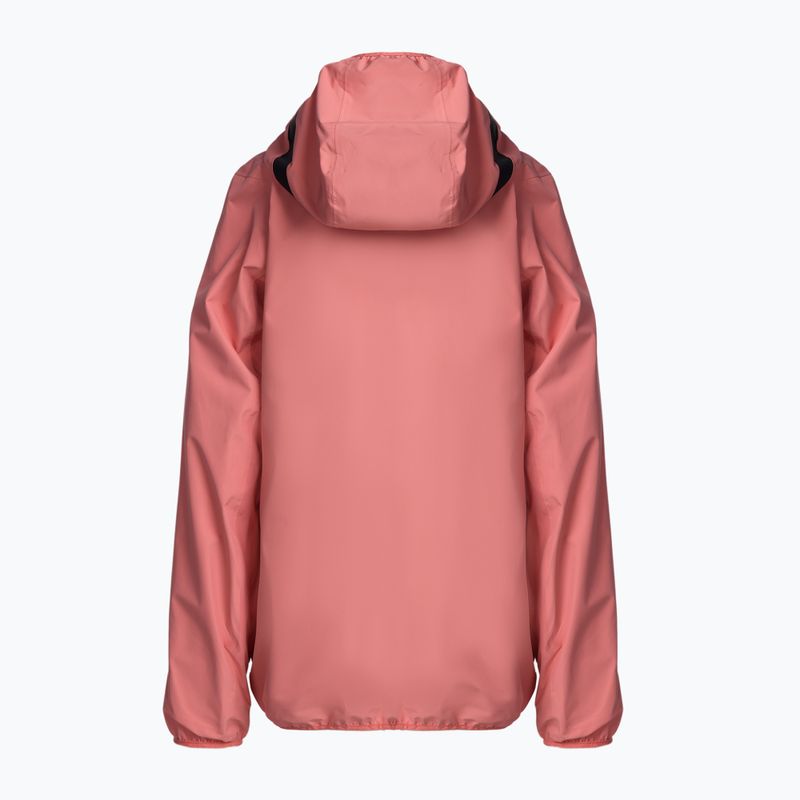 Giacca antipioggia Salewa Aqua PTX rosa lantana per bambini 2