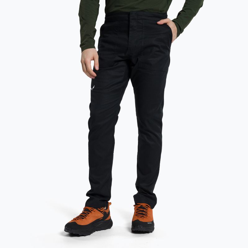 Pantaloni da arrampicata Salewa Lavaredo Hemp Ripstop uomo nero out