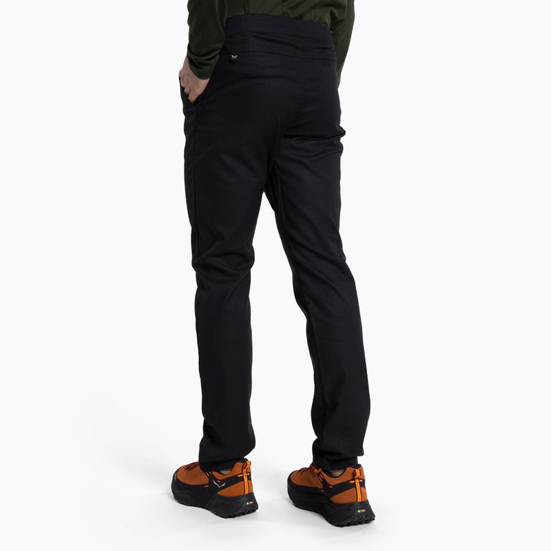 Pantaloni da arrampicata Salewa Lavaredo Hemp Ripstop uomo nero out 3