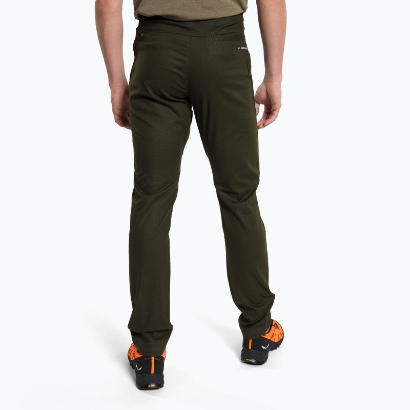 Pantaloni da arrampicata Salewa Lavaredo Hemp Ripstop da uomo oliva scuro 3