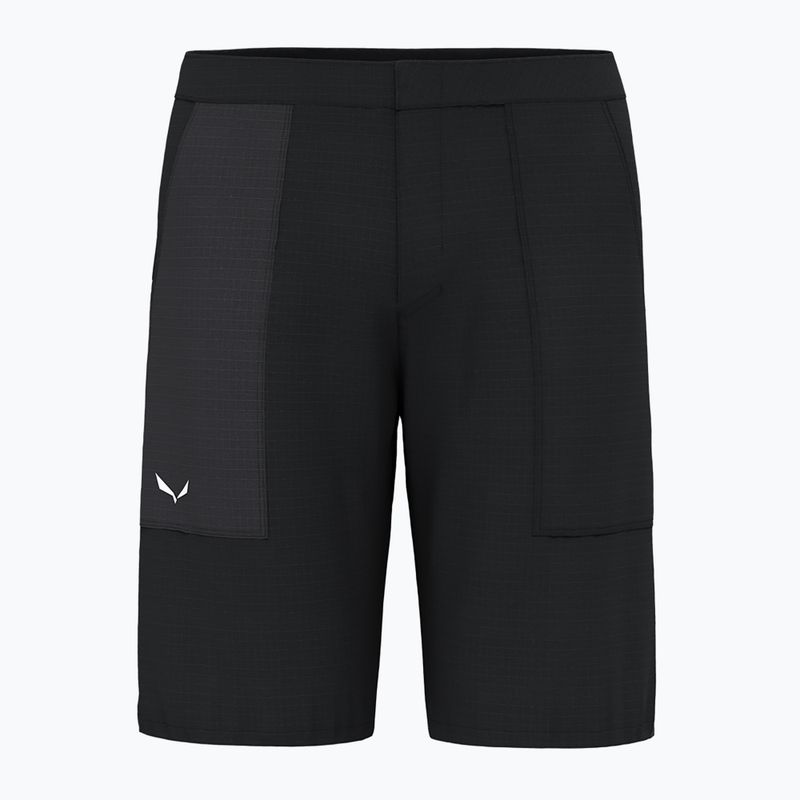 Pantaloncini da arrampicata Salewa Lavaredo Hemp Ripstop da uomo, nero out 5