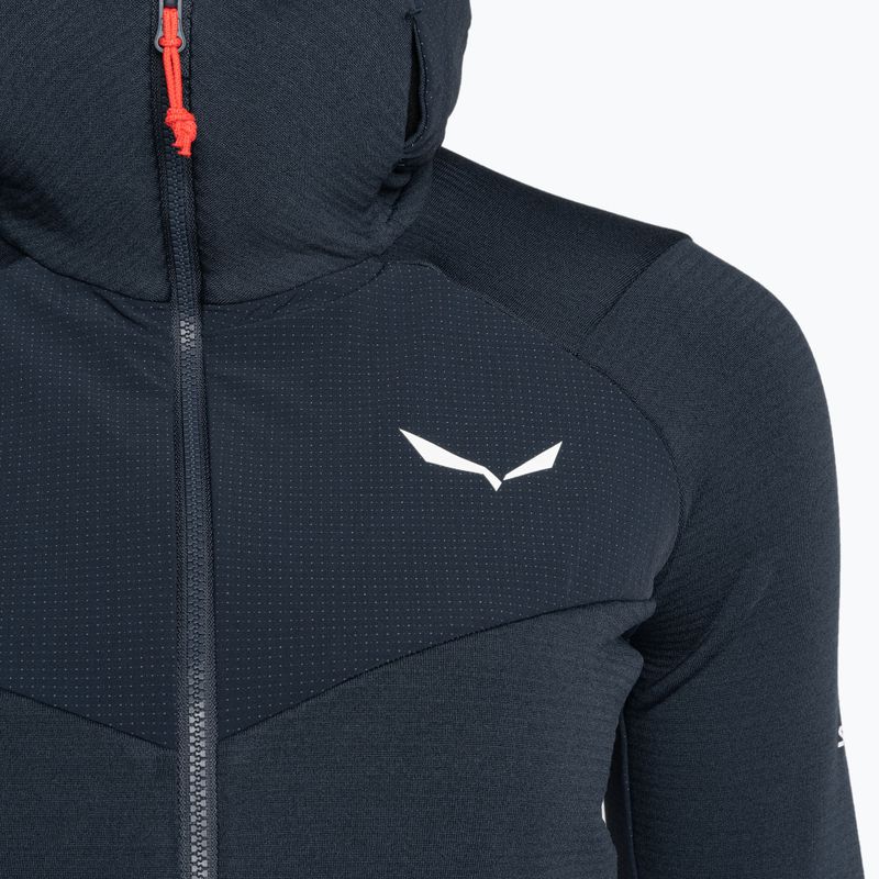 Giacca da trekking donna Salewa Agner PL blazer navy con cappuccio 5