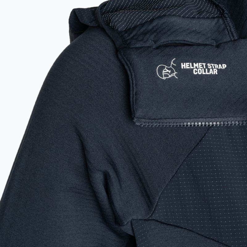 Giacca da trekking donna Salewa Agner PL blazer navy con cappuccio 7