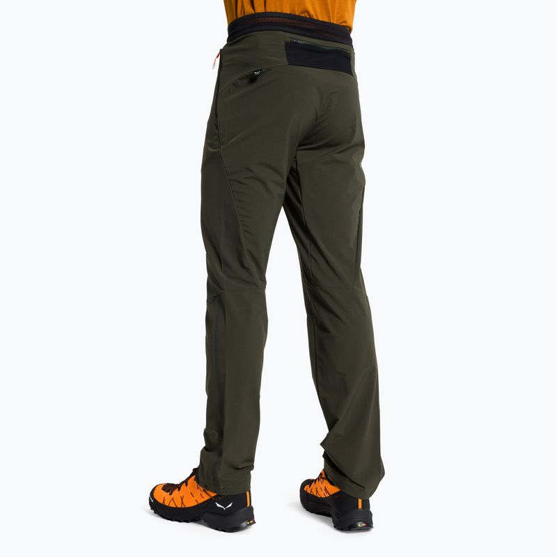 Pantaloni da trekking da uomo Salewa Pedroc 4 DST Reg oliva scuro 3