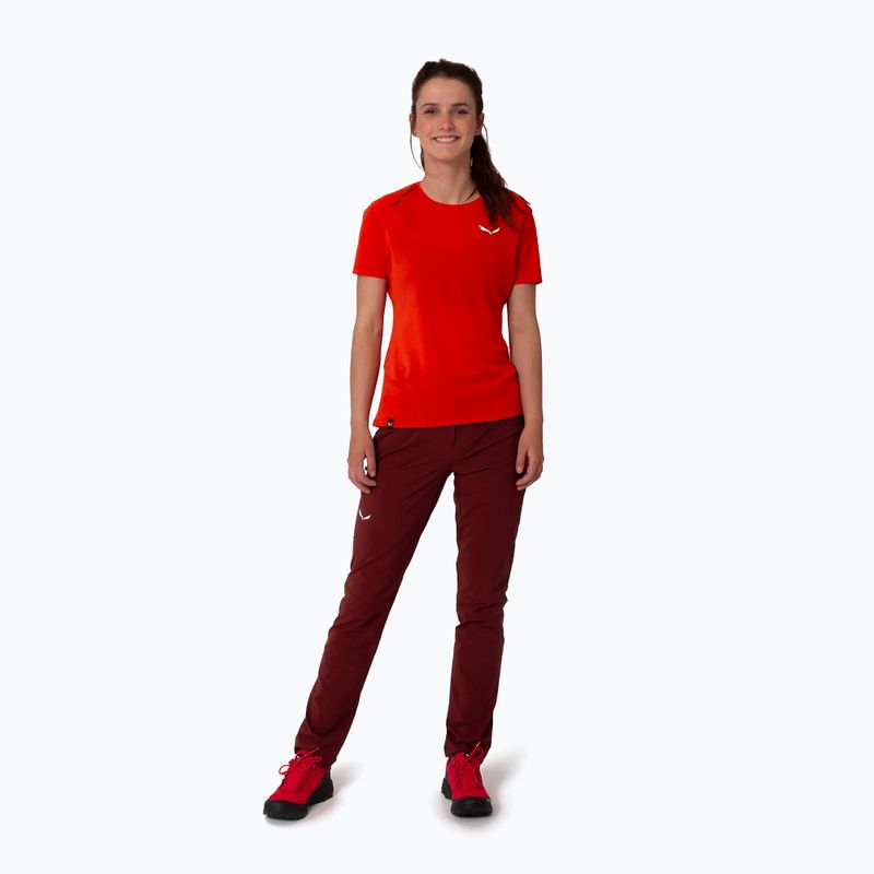 Pantaloni da trekking da donna Salewa Pedroc 4 DST Reg syrah 3