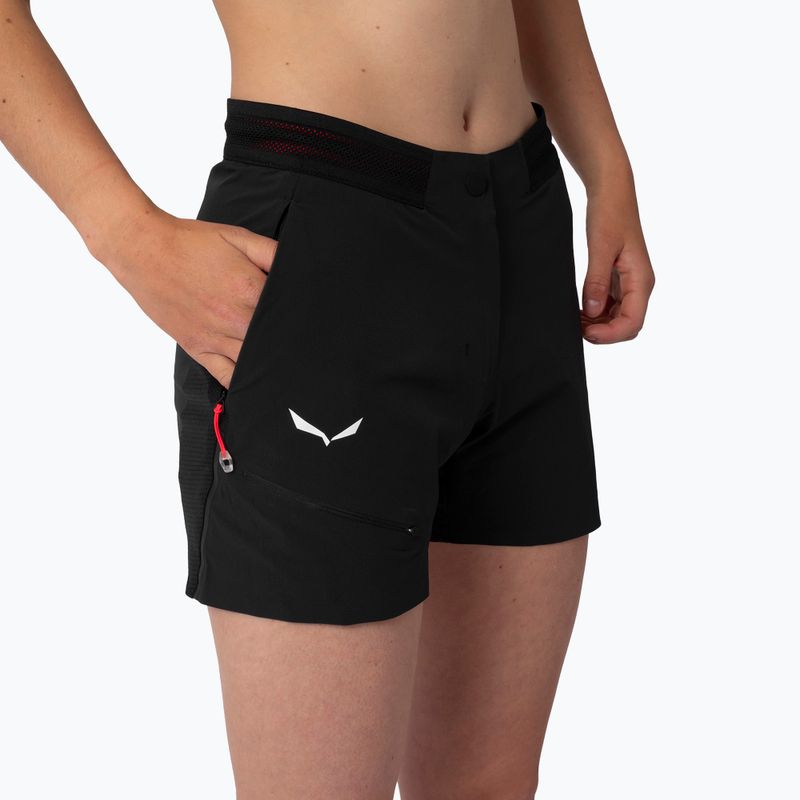 Pantaloncini da trekking da donna Salewa Pedroc Pro Dst Cargo nero out 6