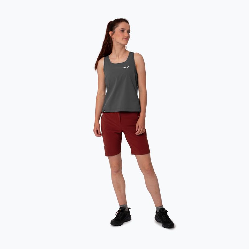 Pantaloncini da trekking da donna Salewa Pedroc DST syrah 3