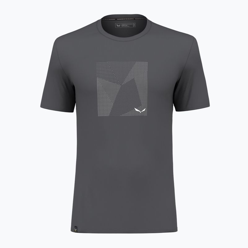 Maglia da trekking Salewa Pure Building Dry onyx da uomo 4