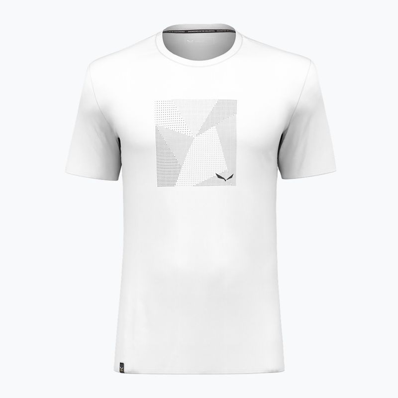 Maglia da trekking Salewa Pure Building Dry da uomo, bianco 4