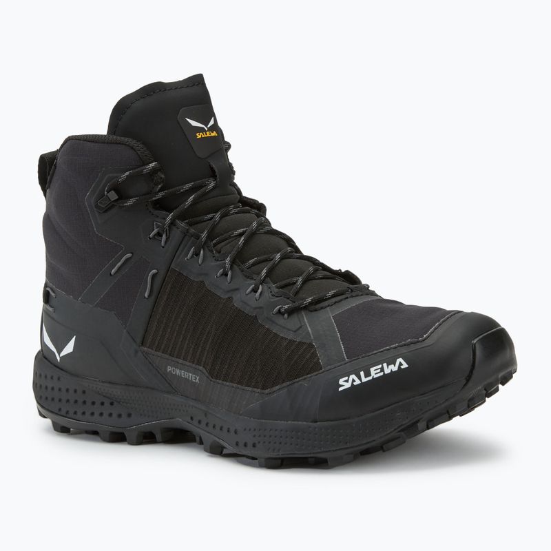 Scarpe da trekking da uomo Salewa Pedroc Pro Mid Ptx nero/nero