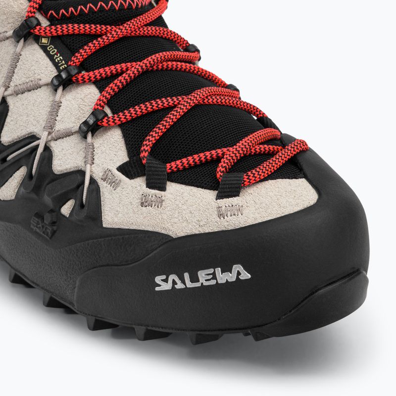 Salewa Wildfire Edge GTX scarpa da avvicinamento da donna farina d'avena/nero 7