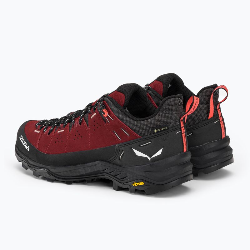 Stivali da trekking da donna Salewa Alp Trainer 2 GTX syrah/nero 3