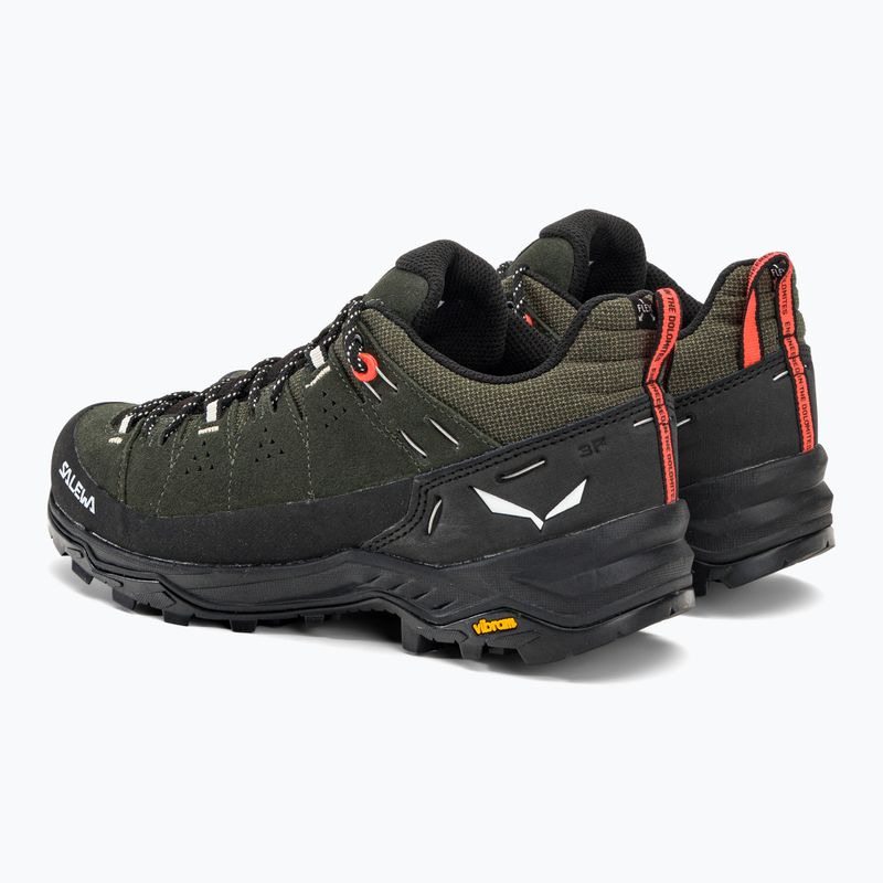 Stivali da trekking da donna Salewa Alp Trainer 2 oliva scura/nero 3