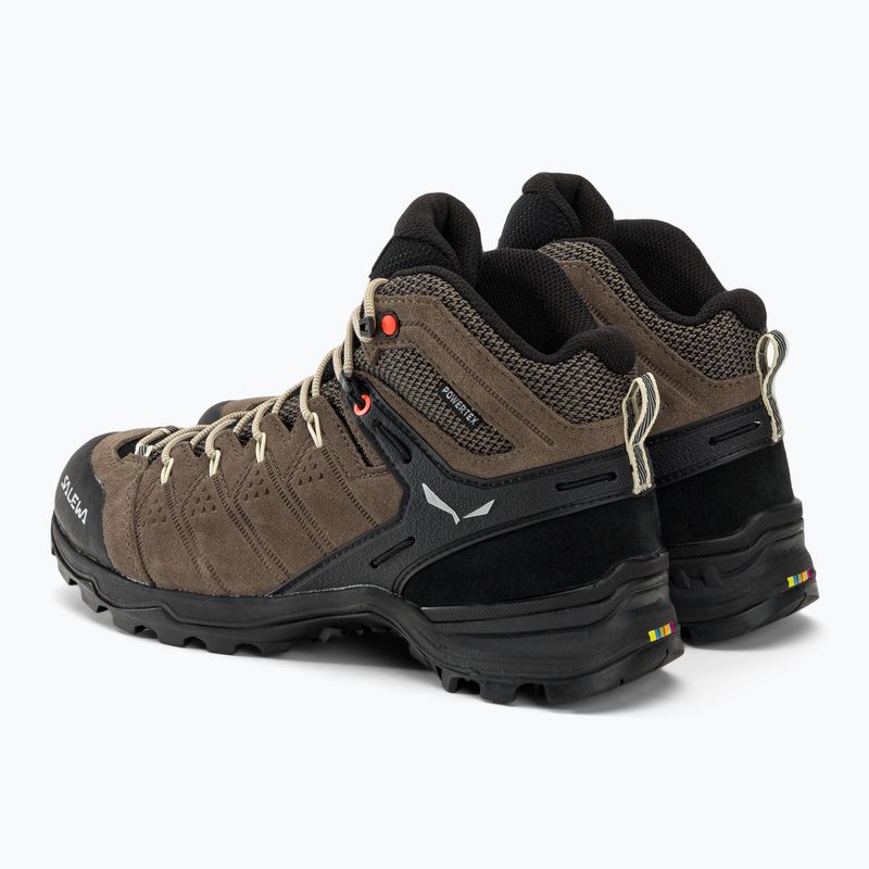 Scarponi da trekking da donna Salewa Alp Mate Mid WP, fiammingo/cremisi 3