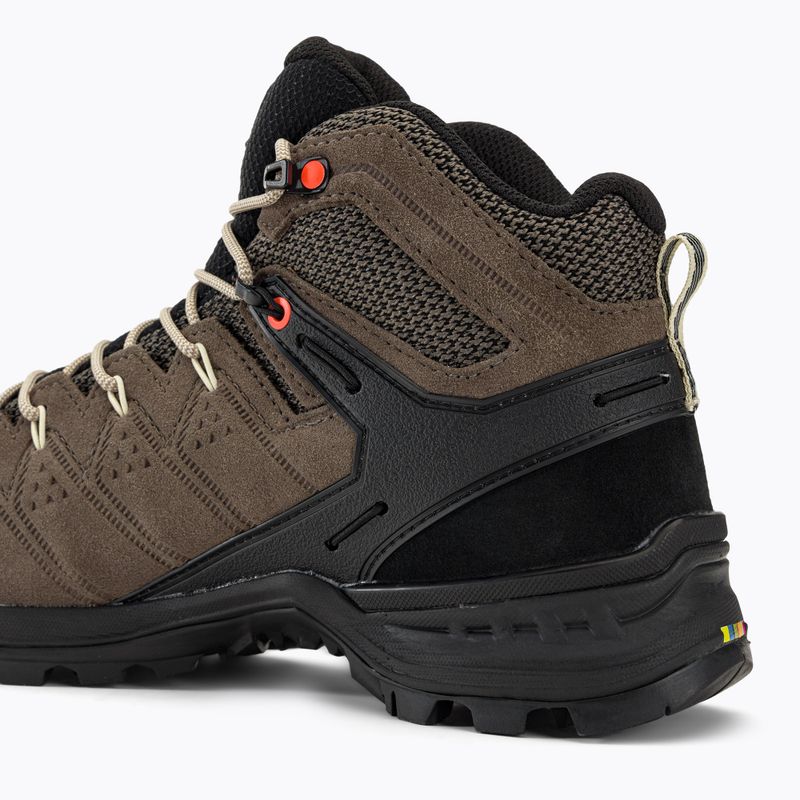 Scarponi da trekking da donna Salewa Alp Mate Mid WP, fiammingo/cremisi 9