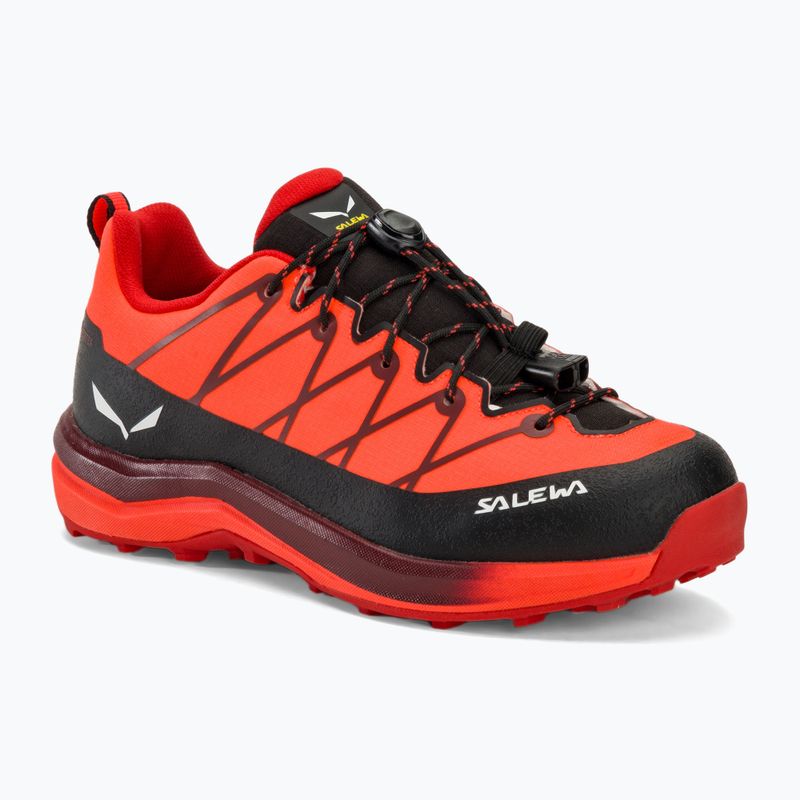 Salewa Wildfire 2 Ptx fluo coral.syrah scarpe da trekking per bambini