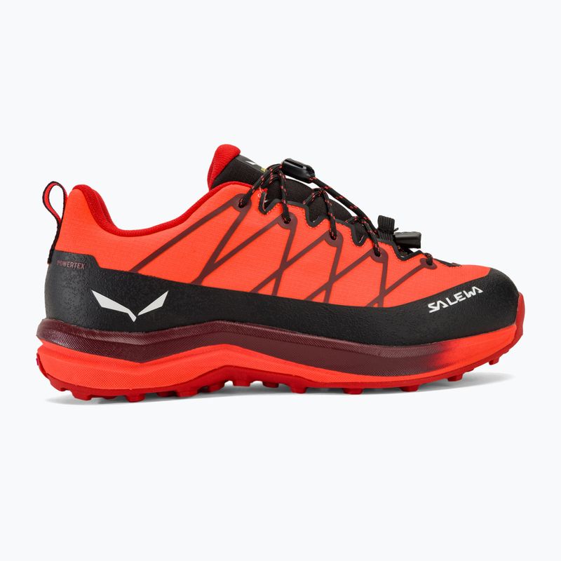 Salewa Wildfire 2 Ptx fluo coral.syrah scarpe da trekking per bambini 2