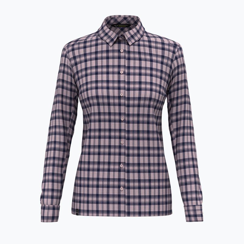 Salewa donna Fanes Flannel 5PL camicia zephyr/navy blazer 4