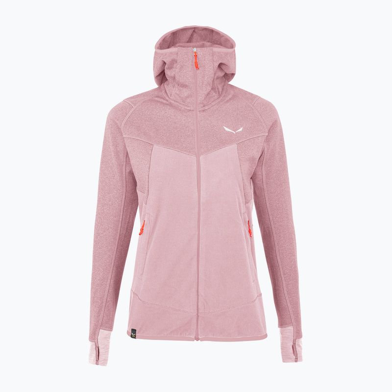 Felpa trekking Salewa donna Puez Hybrid PL FZ Hoody zephyr melange