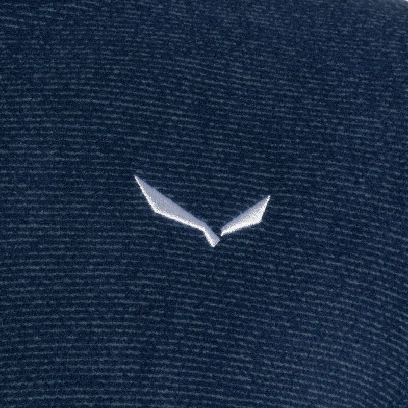 Felpa trekking uomo Salewa Nuvolo PL denim scuro melange/0910 3