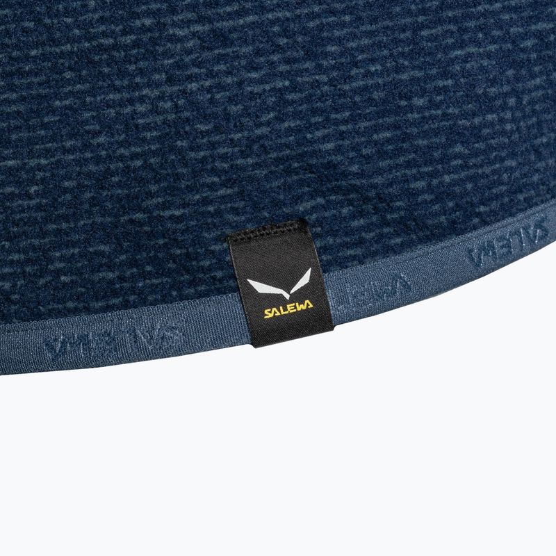 Felpa trekking uomo Salewa Nuvolo PL denim scuro melange/0910 4