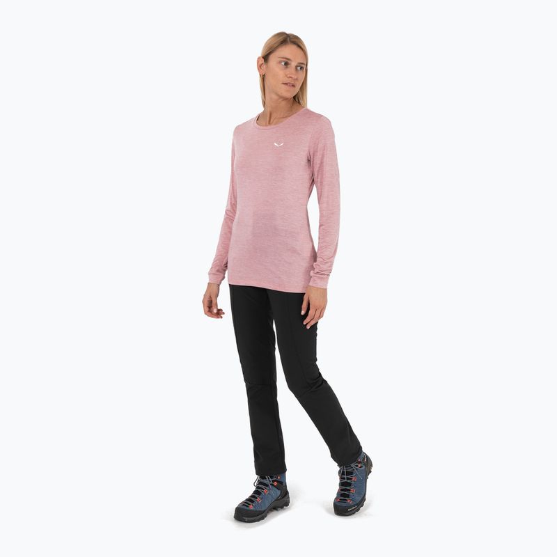 Pantaloni da trekking donna Salewa Terminal DST black out 2