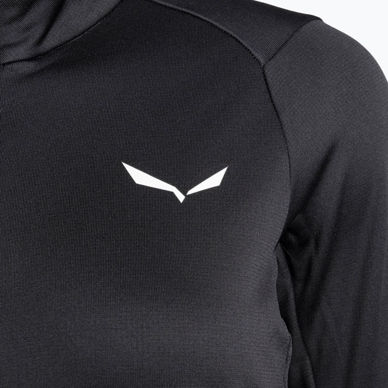 Felpa trekking donna Salewa Puez PL nero out 3