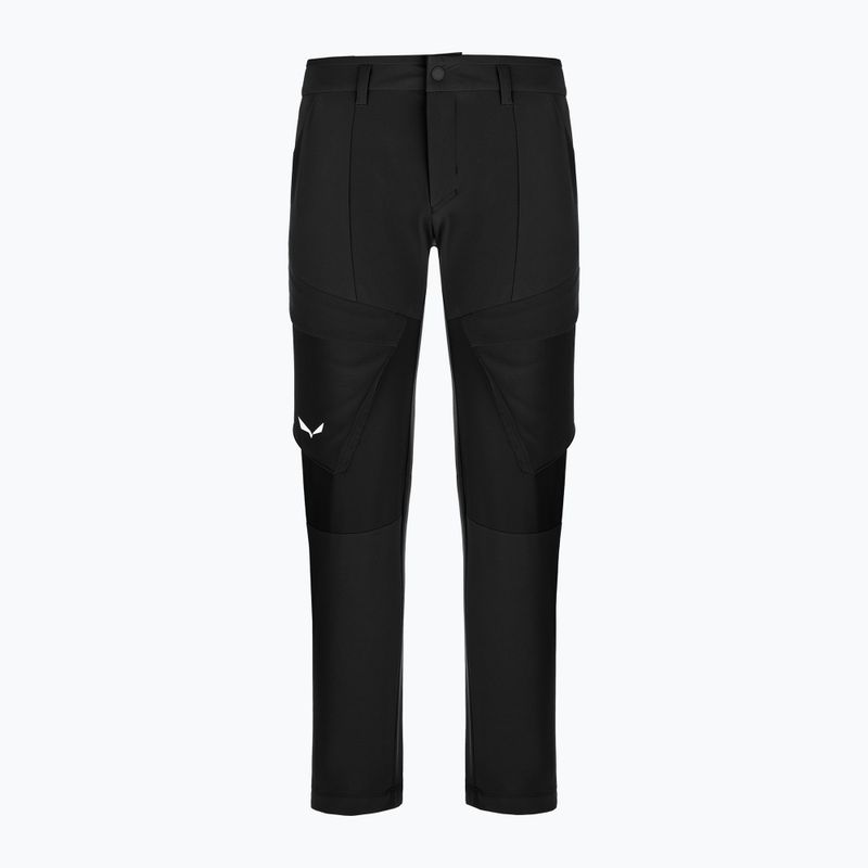 Pantaloni softshell da uomo Salewa Puez DST Warm Cargo nero out