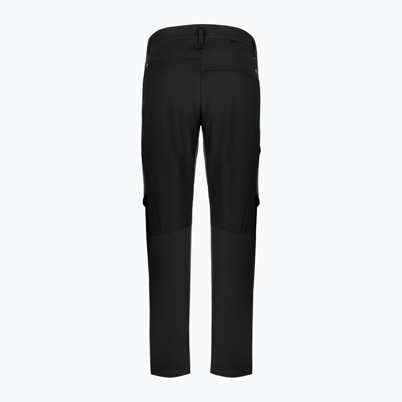 Pantaloni softshell da uomo Salewa Puez DST Warm Cargo nero out 2